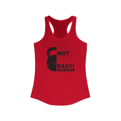 We are not here for easy Tank