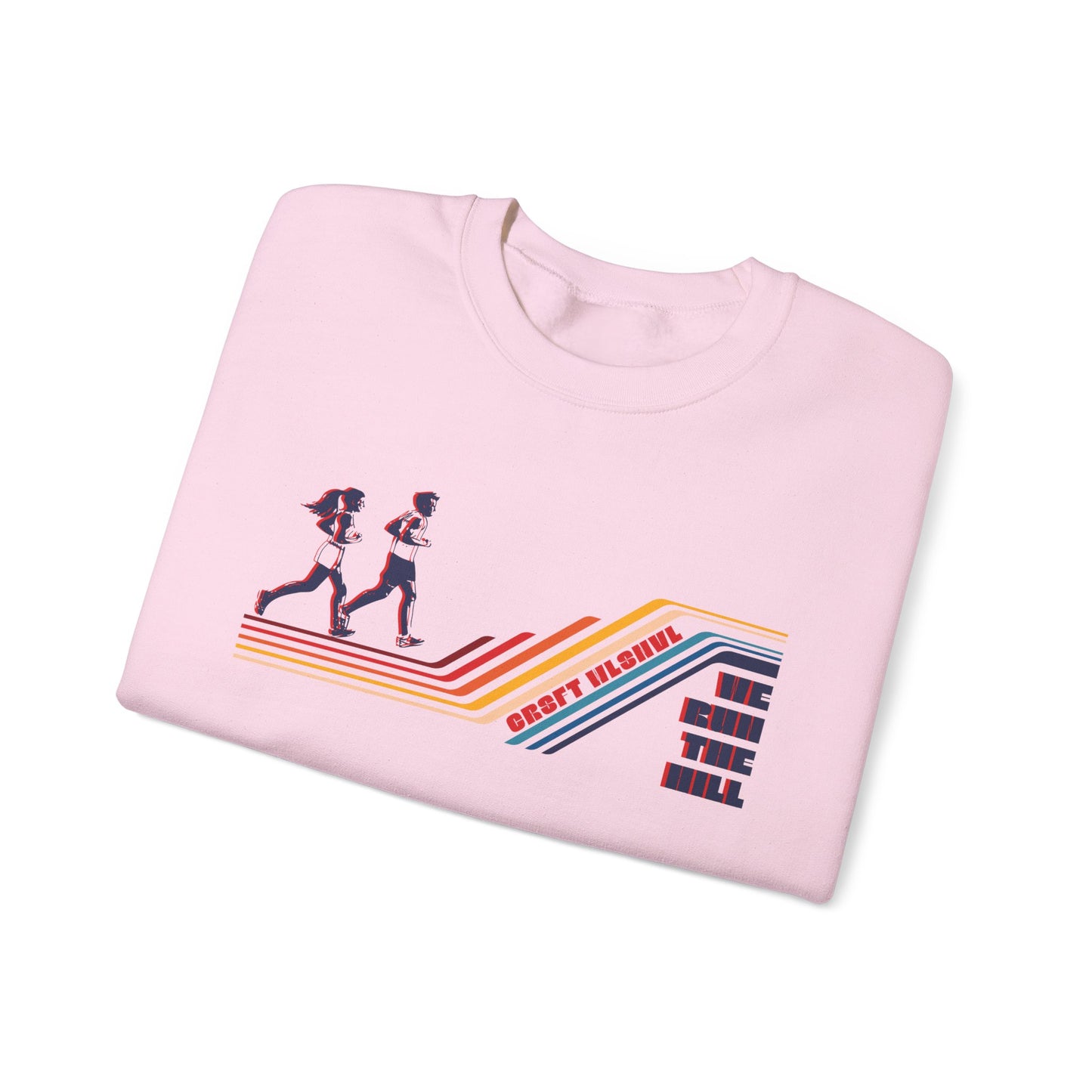 Retro Running Crewneck Sweatshirt