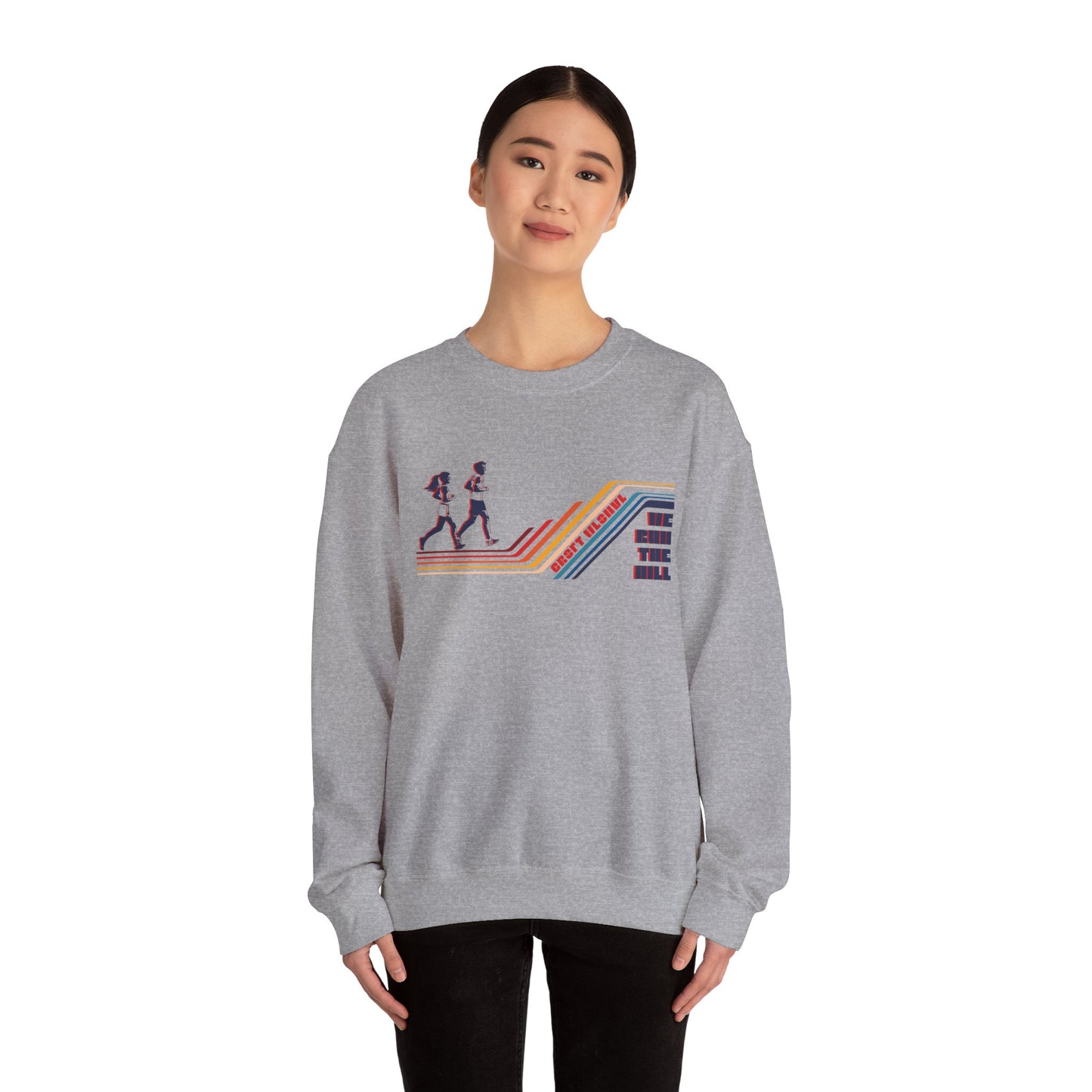 Retro Running Crewneck Sweatshirt