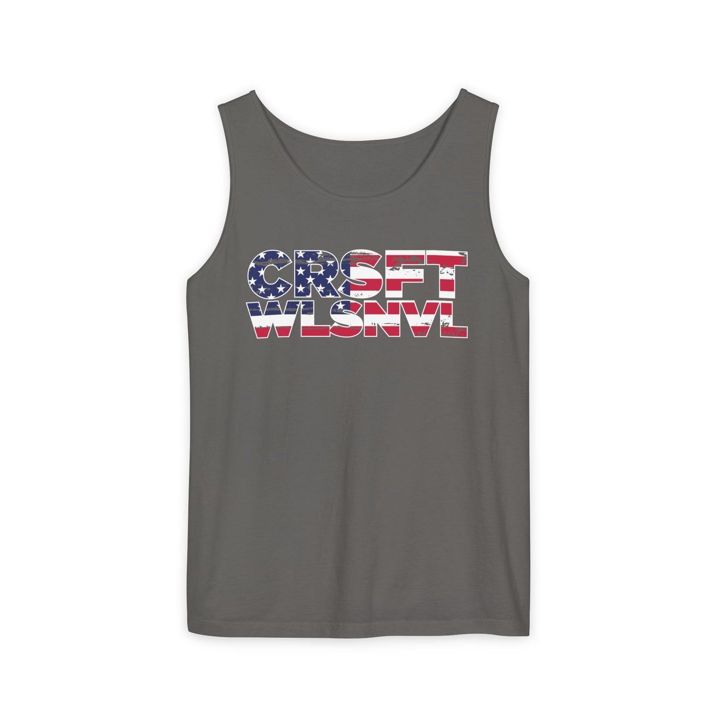 CFW Flag Logo Unisex Garment-Dyed Tank Top