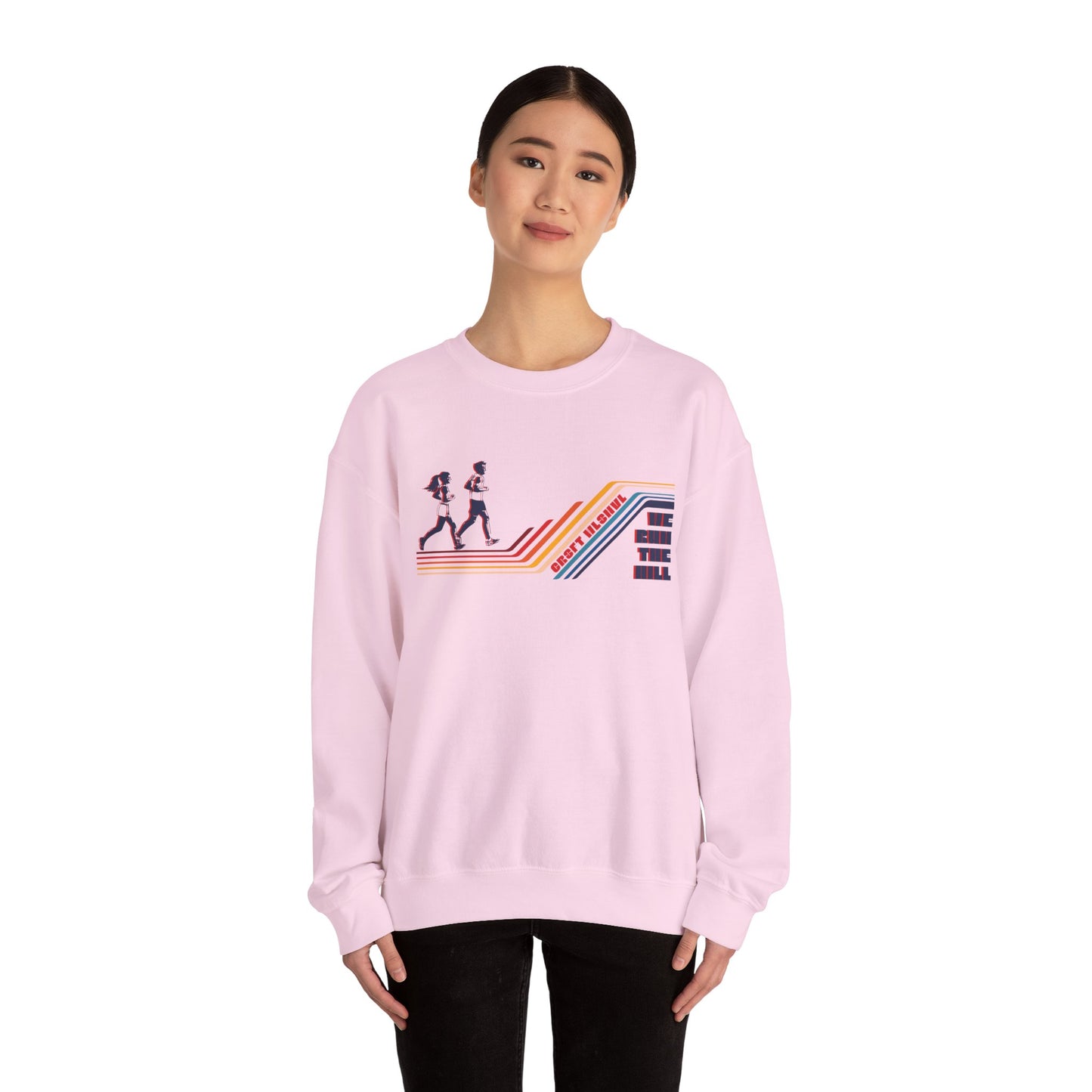 Retro Running Crewneck Sweatshirt