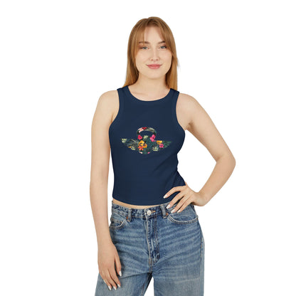 CFW Hawaiian Women's Micro Rib Racer Tank Top