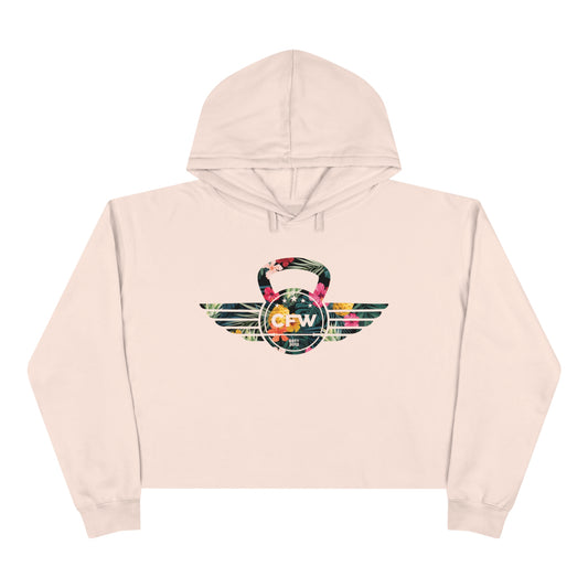 CFW hawaiian Crop Hoodie