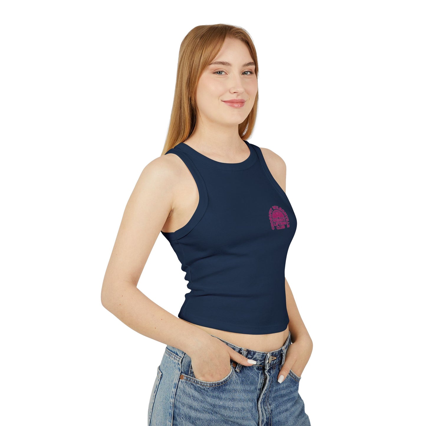 Weight Lifting Club Rainbow Crop Top