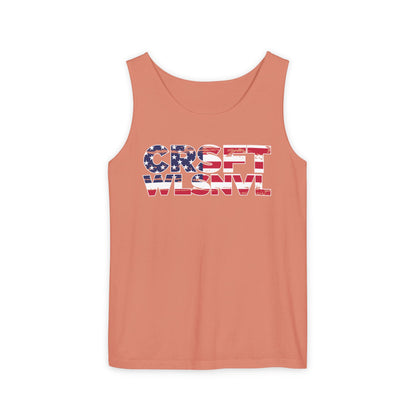 CFW Flag Logo Unisex Garment-Dyed Tank Top