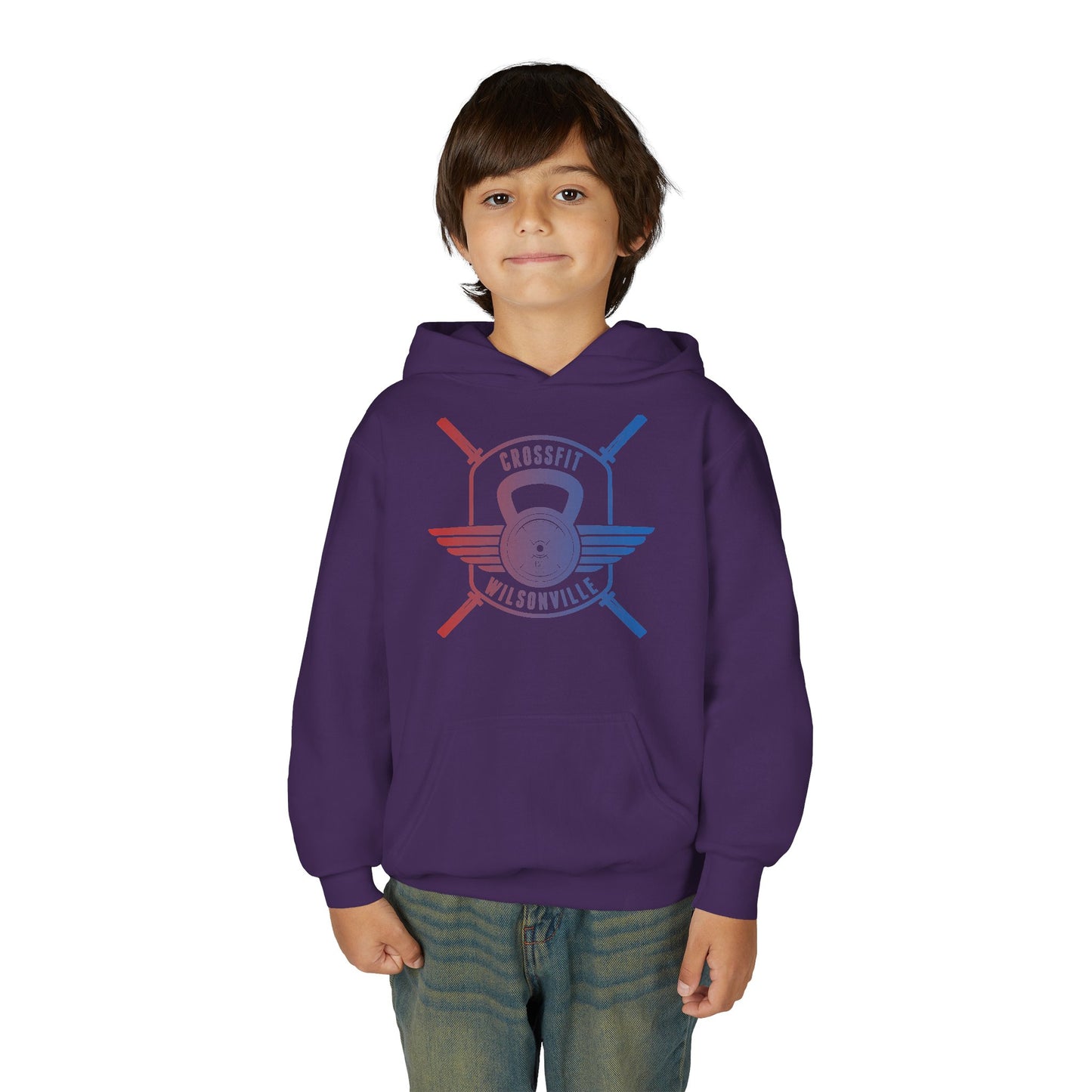 Youth Hoodie — Red blue CFW