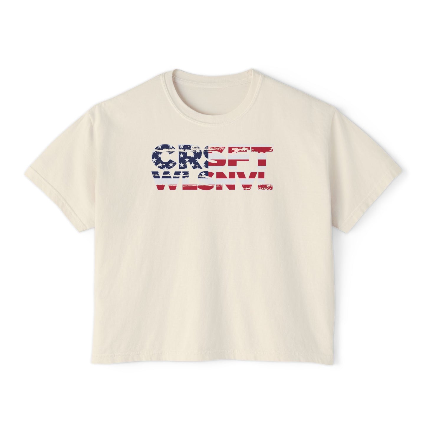 CFW Flag logo Women's Boxy Tee