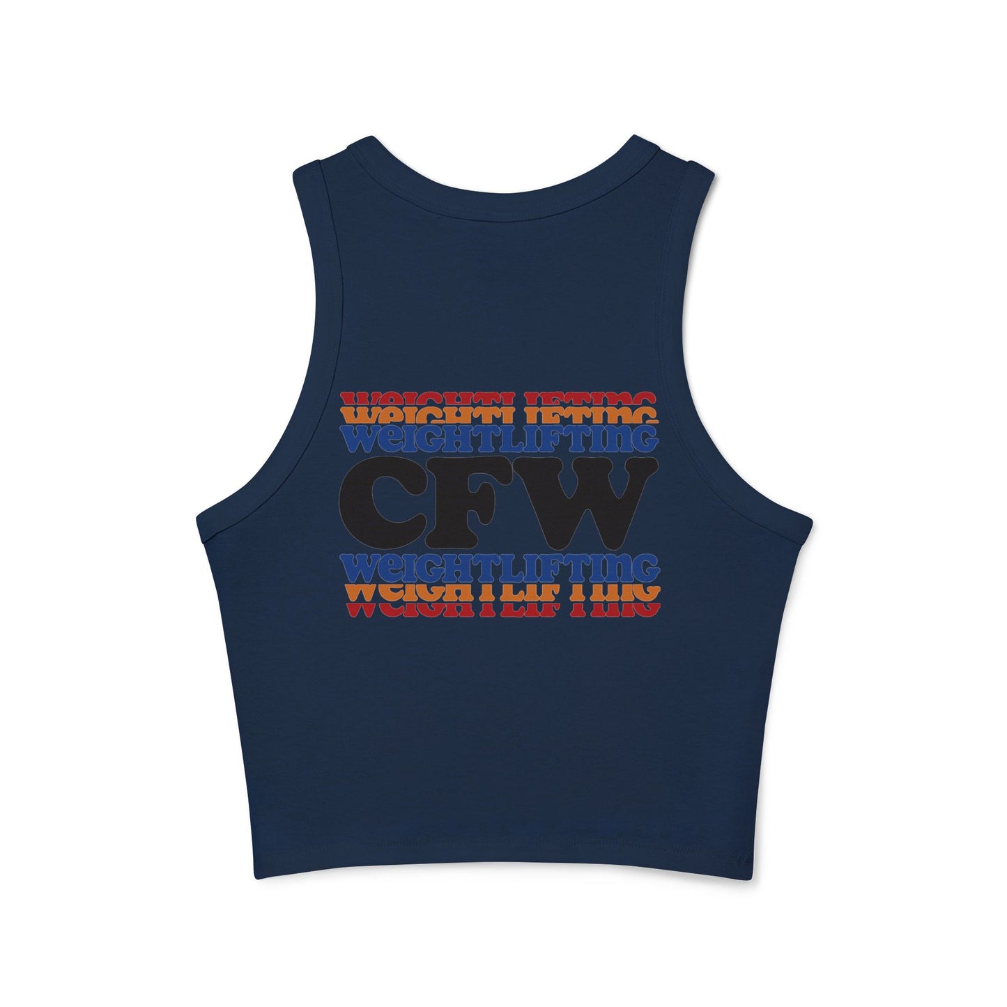 CFW Weightlifting Women's Micro Rib Racer Tank Top