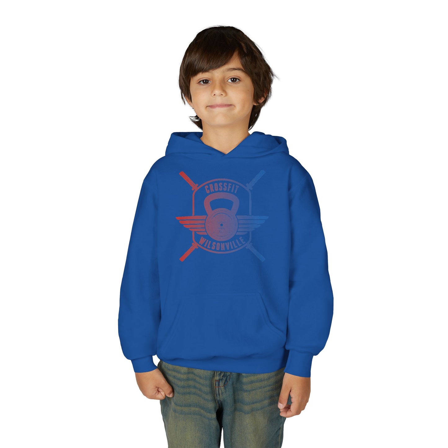 Youth Hoodie — Red blue CFW