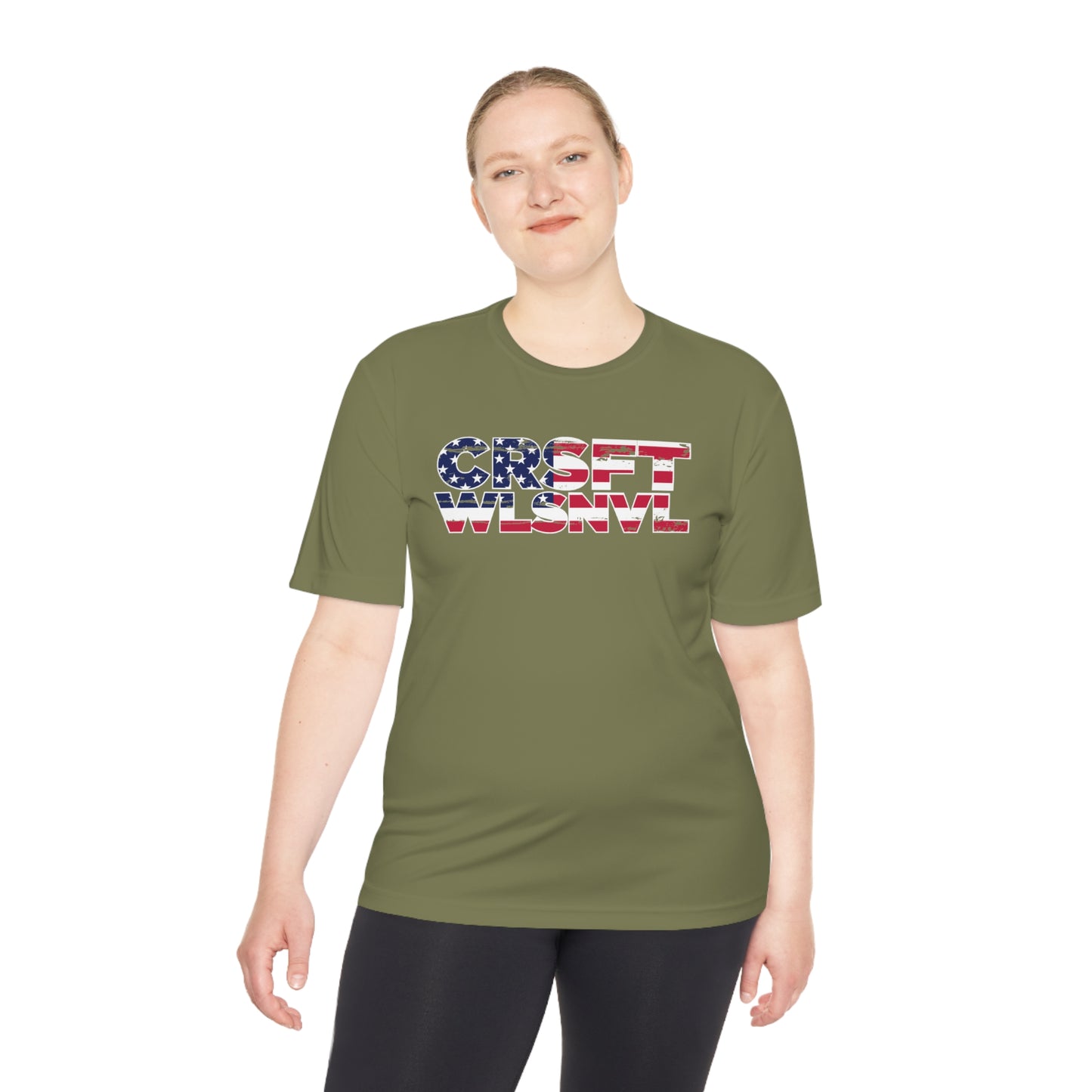 CFW Flag Logo Unisex Moisture Wicking Tee