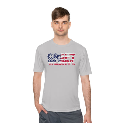 CFW Flag Logo Unisex Moisture Wicking Tee