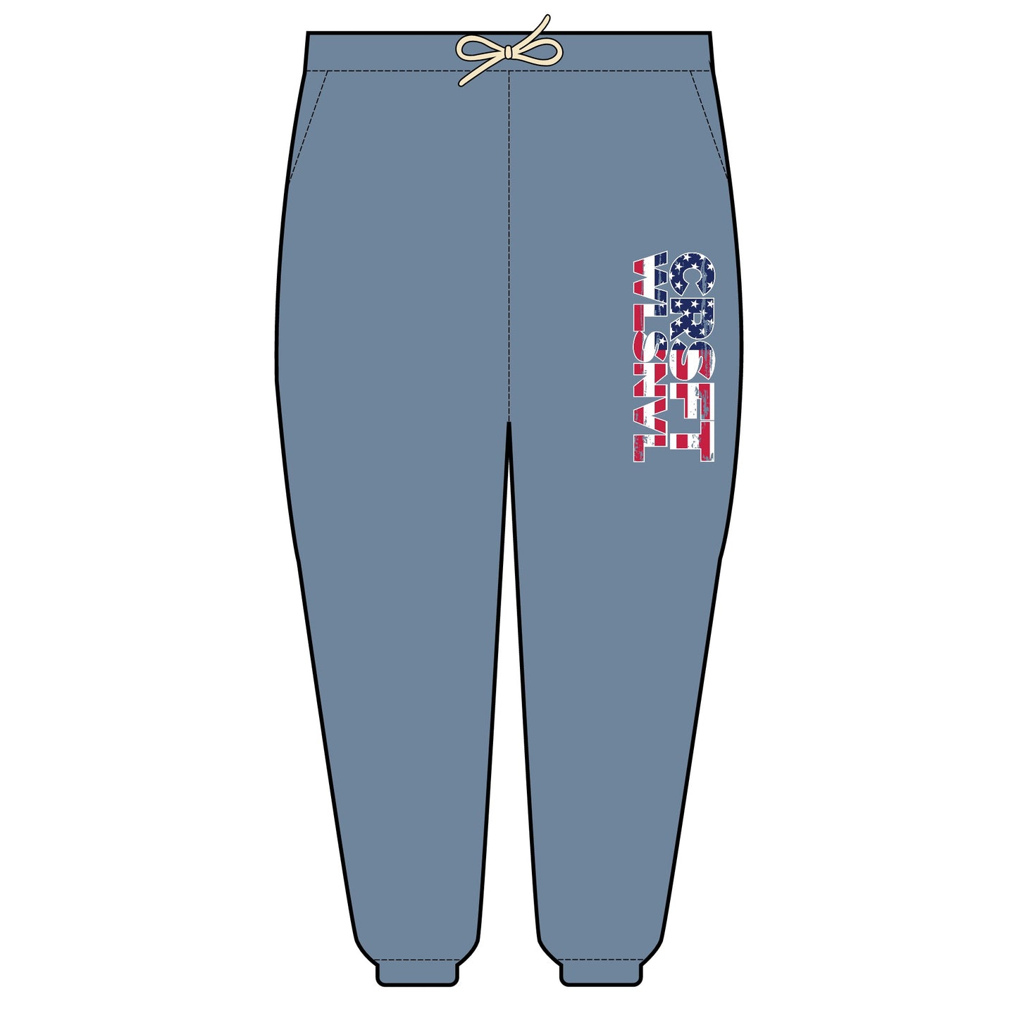 CFW Flag Unisex Garment-Dyed Lightweight Fleece Sweatpants