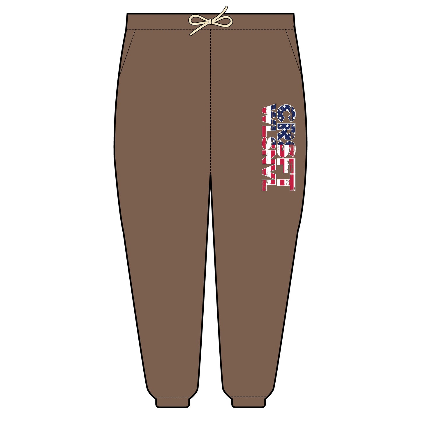 CFW Flag Unisex Garment-Dyed Lightweight Fleece Sweatpants