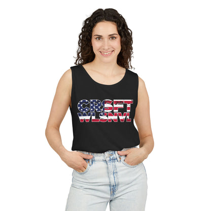 CFW Flag Logo Unisex Garment-Dyed Tank Top