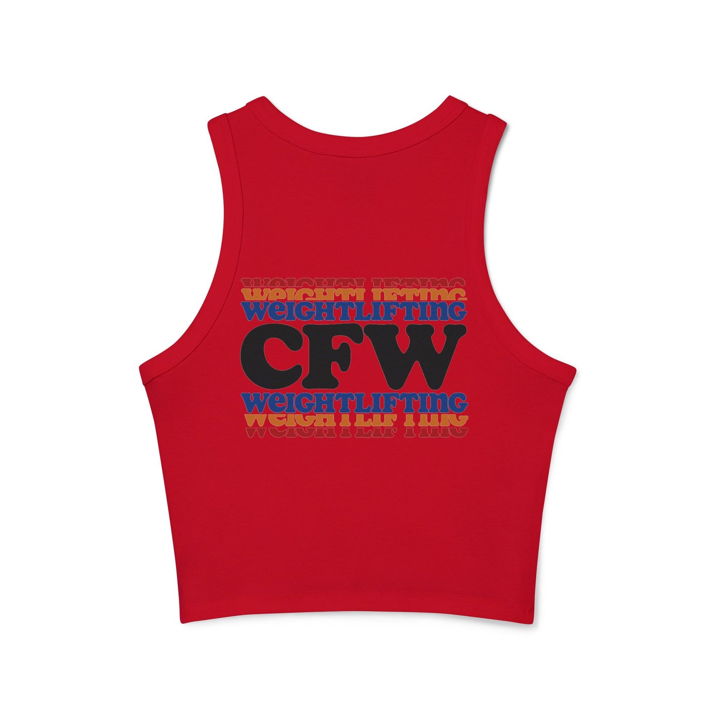 CFW Weightlifting Women's Micro Rib Racer Tank Top