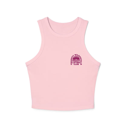 Weight Lifting Club Rainbow Crop Top