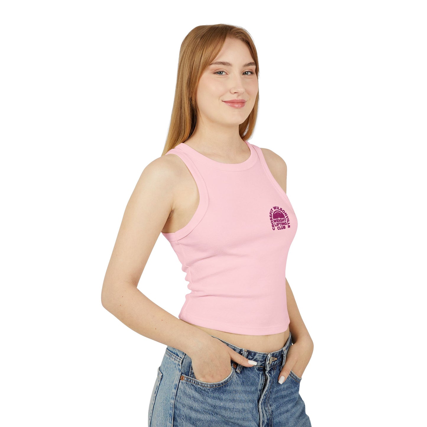 Weight Lifting Club Rainbow Crop Top