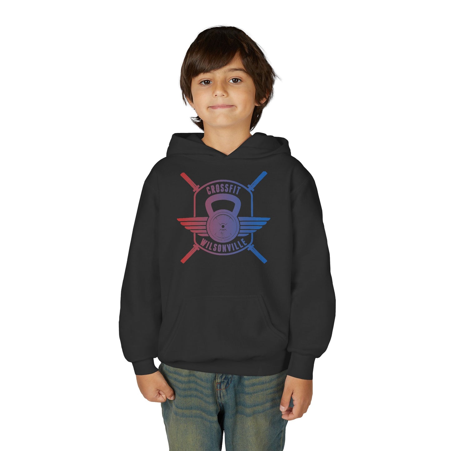Youth Hoodie — Red blue CFW