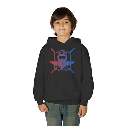 Youth Hoodie — Red blue CFW
