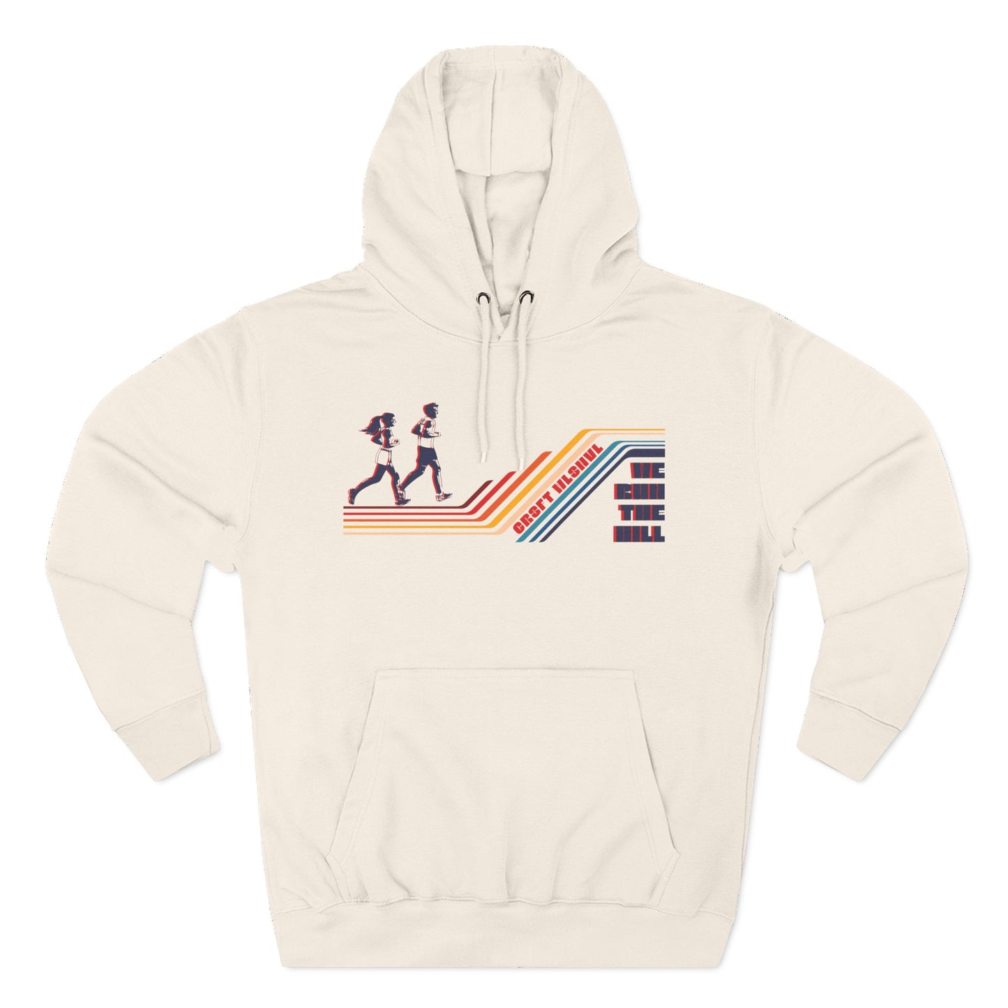 Retro Running Fleece Hoodie