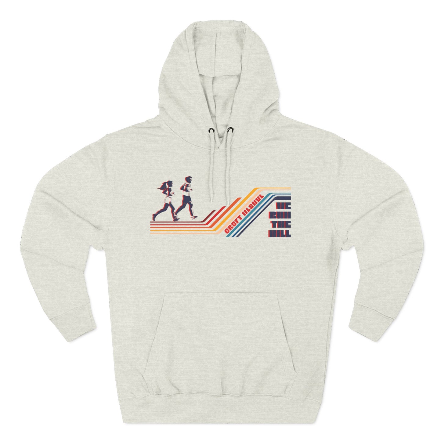 Retro Running Fleece Hoodie