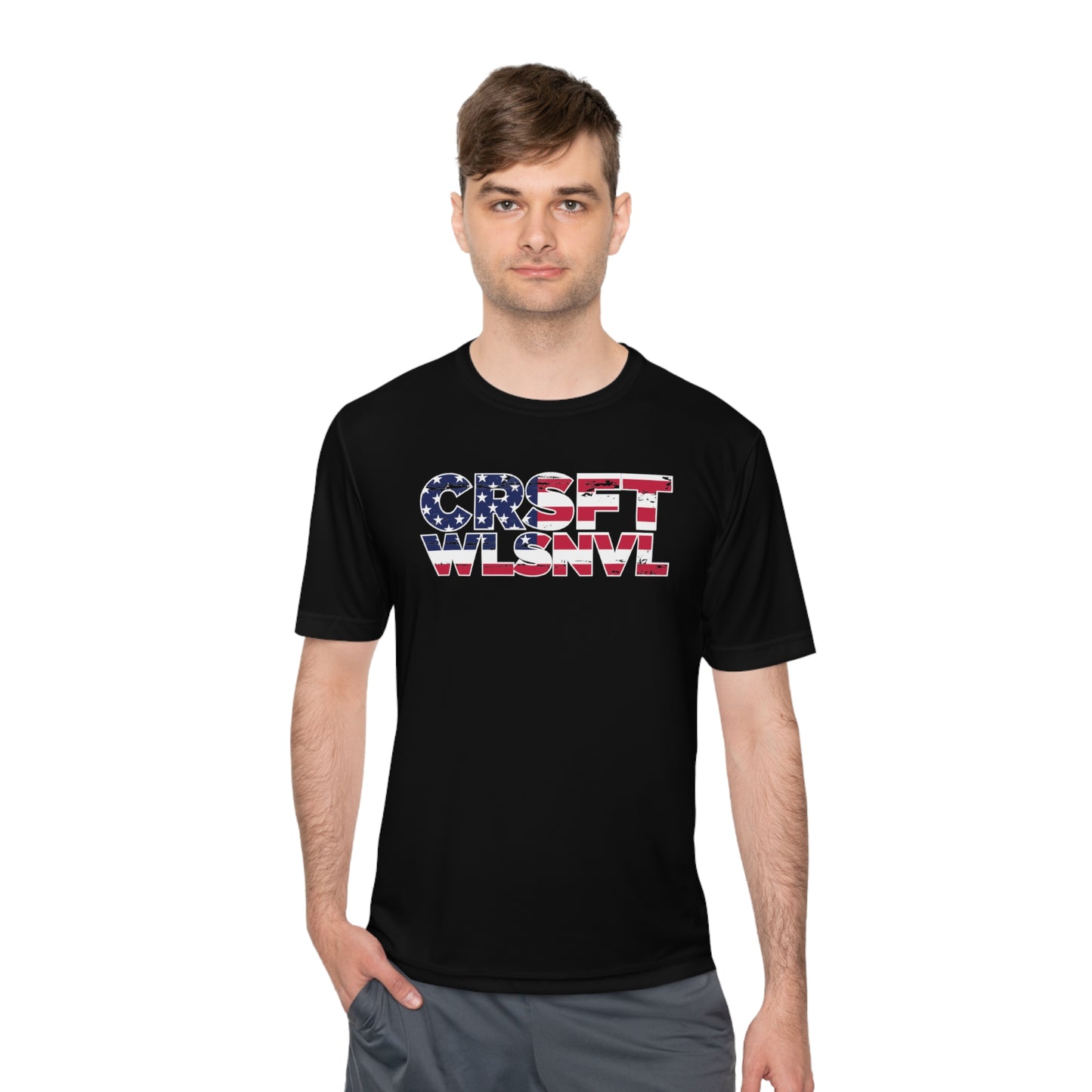 CFW Flag Logo Unisex Moisture Wicking Tee