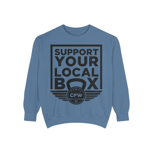 Support local Box Sweatshirt