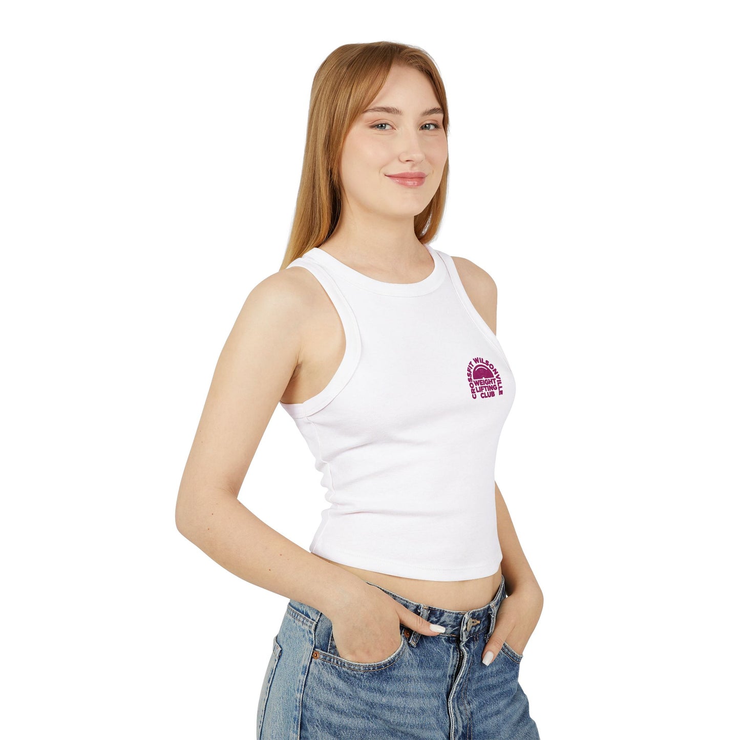 Weight Lifting Club Rainbow Crop Top