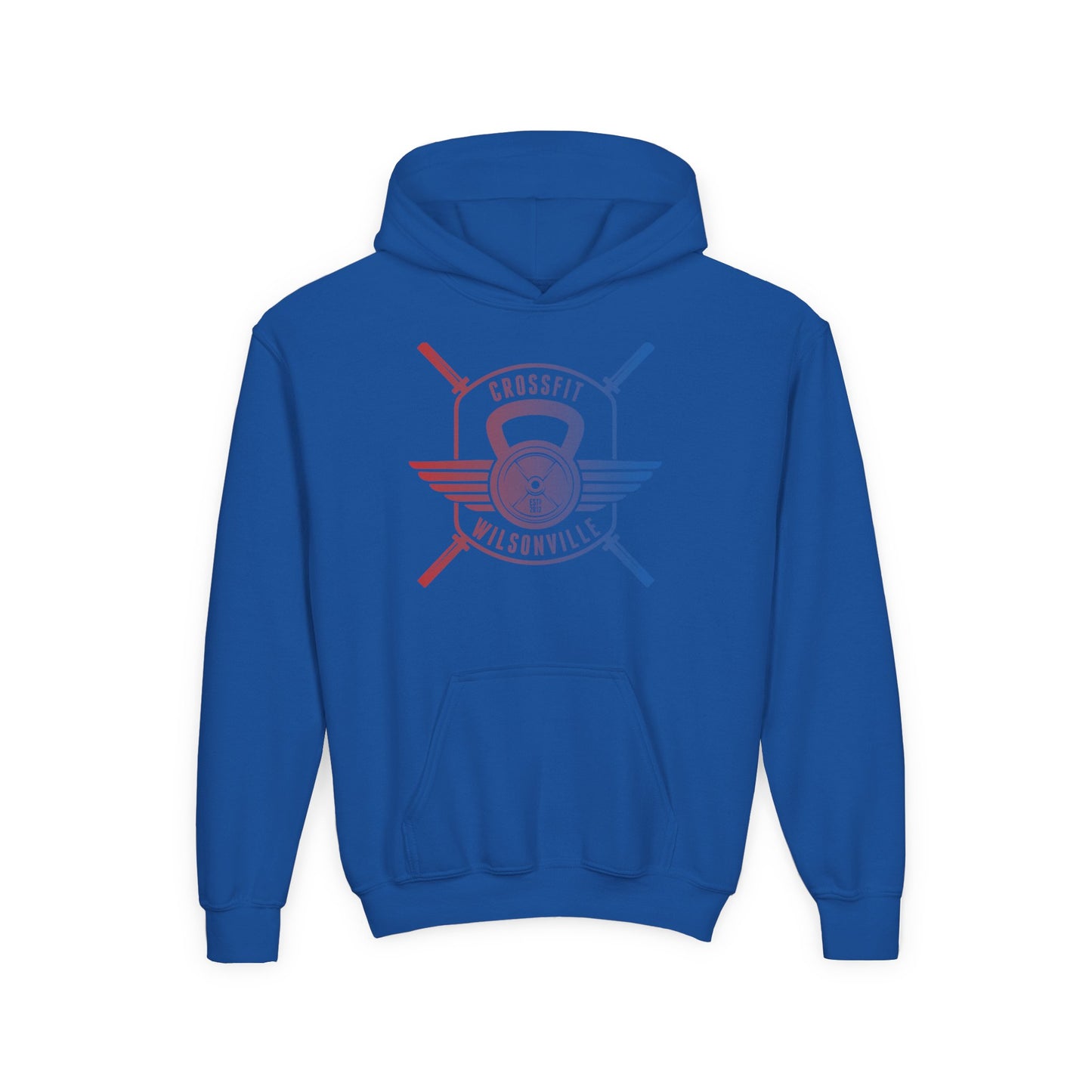 Youth Hoodie — Red blue CFW