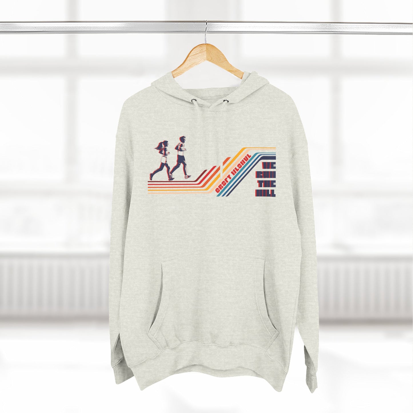 Retro Running Fleece Hoodie