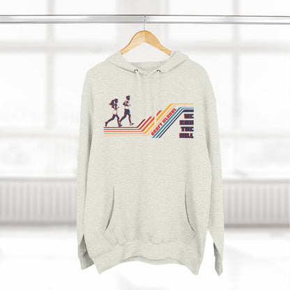 Retro Running Fleece Hoodie