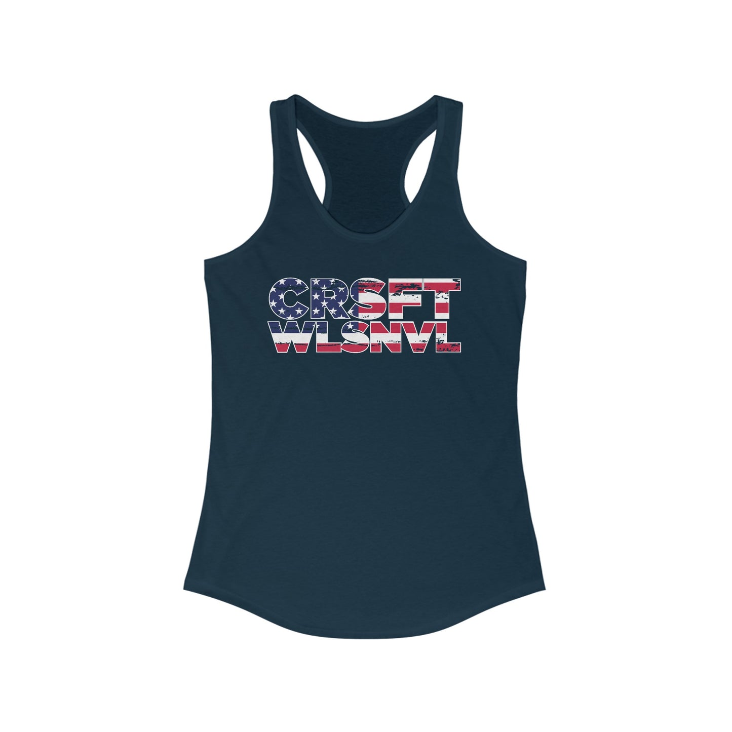 CFW Flag Logo Women's Ideal Racerback Tank