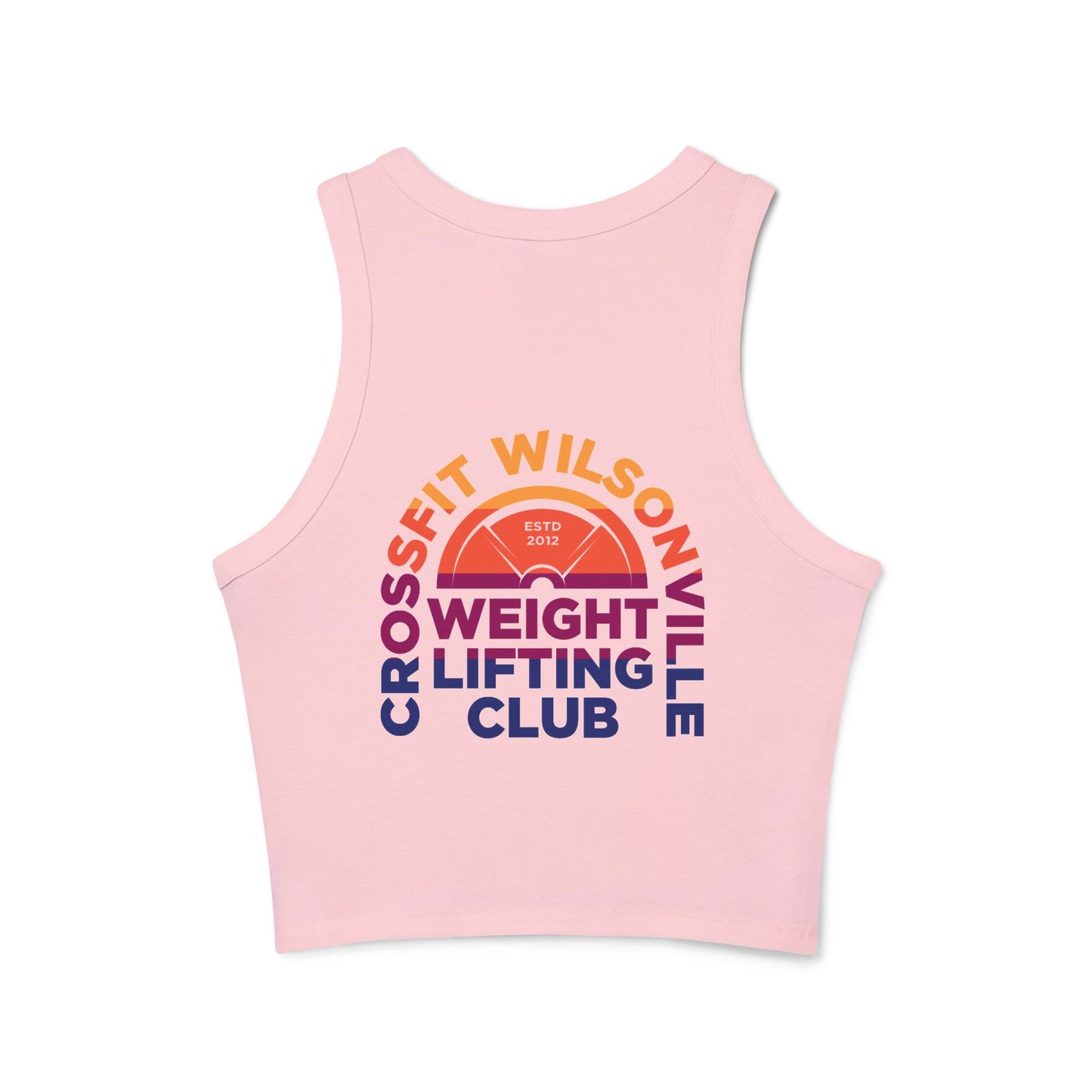 Weight Lifting Club Rainbow Crop Top