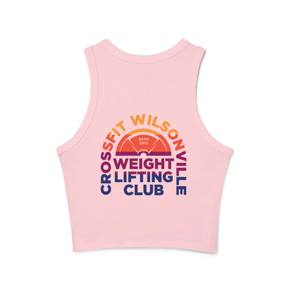 Weight Lifting Club Rainbow Crop Top