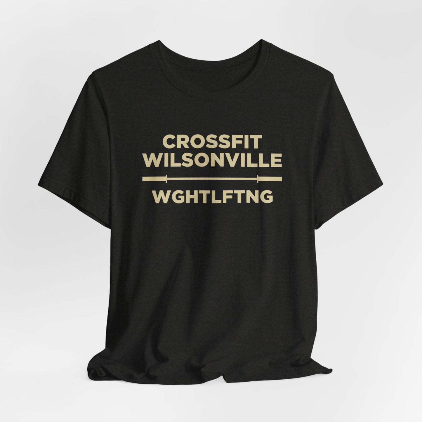 CrossFit Wilsonville Weightlifting Tee — Gym Workout Short Sleeve Shirt