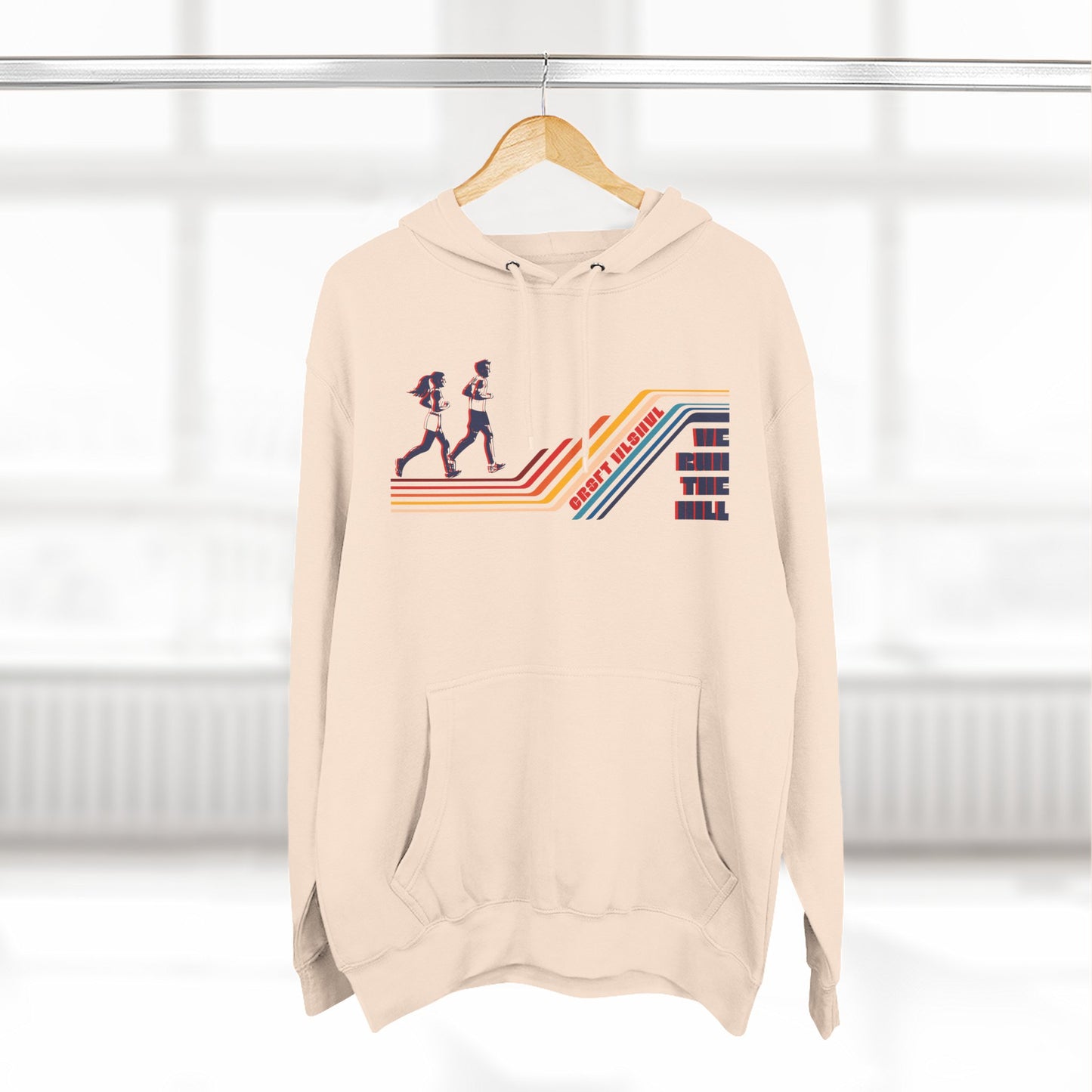 Retro Running Fleece Hoodie