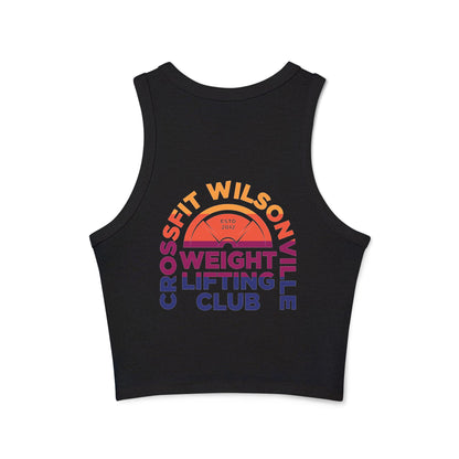 Weight Lifting Club Rainbow Crop Top