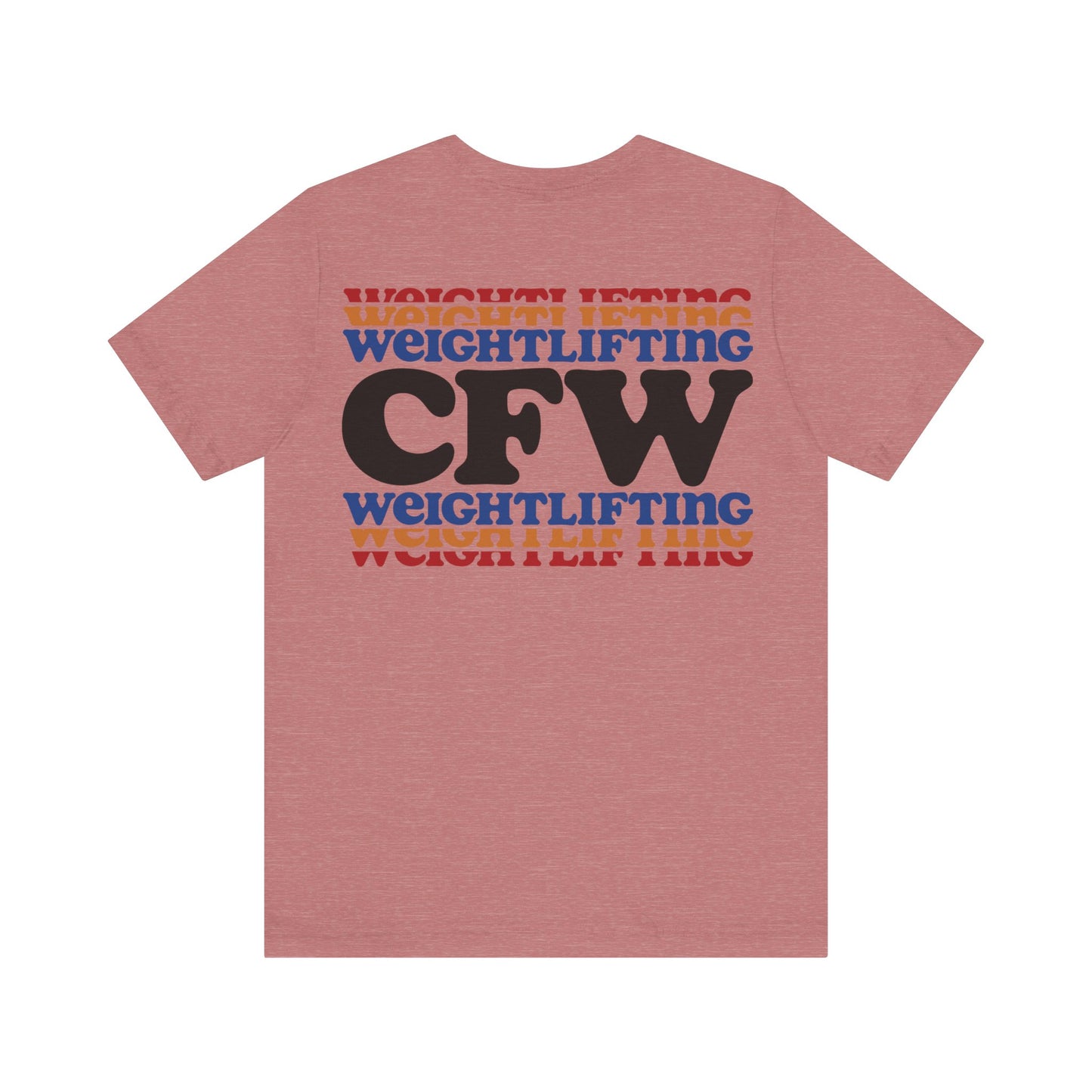 CFW Weightlifting Unisex Jersey Short Sleeve Tee