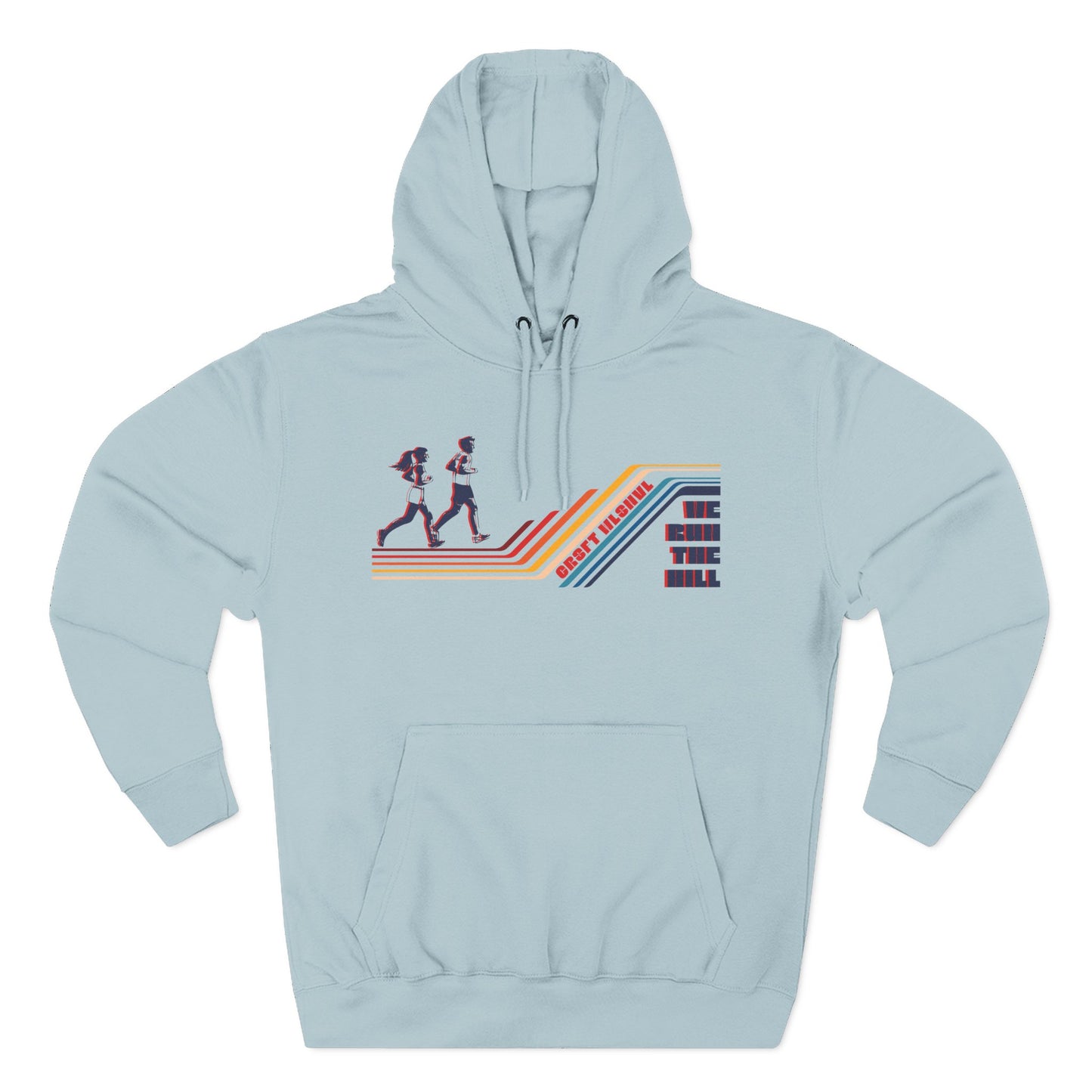 Retro Running Fleece Hoodie