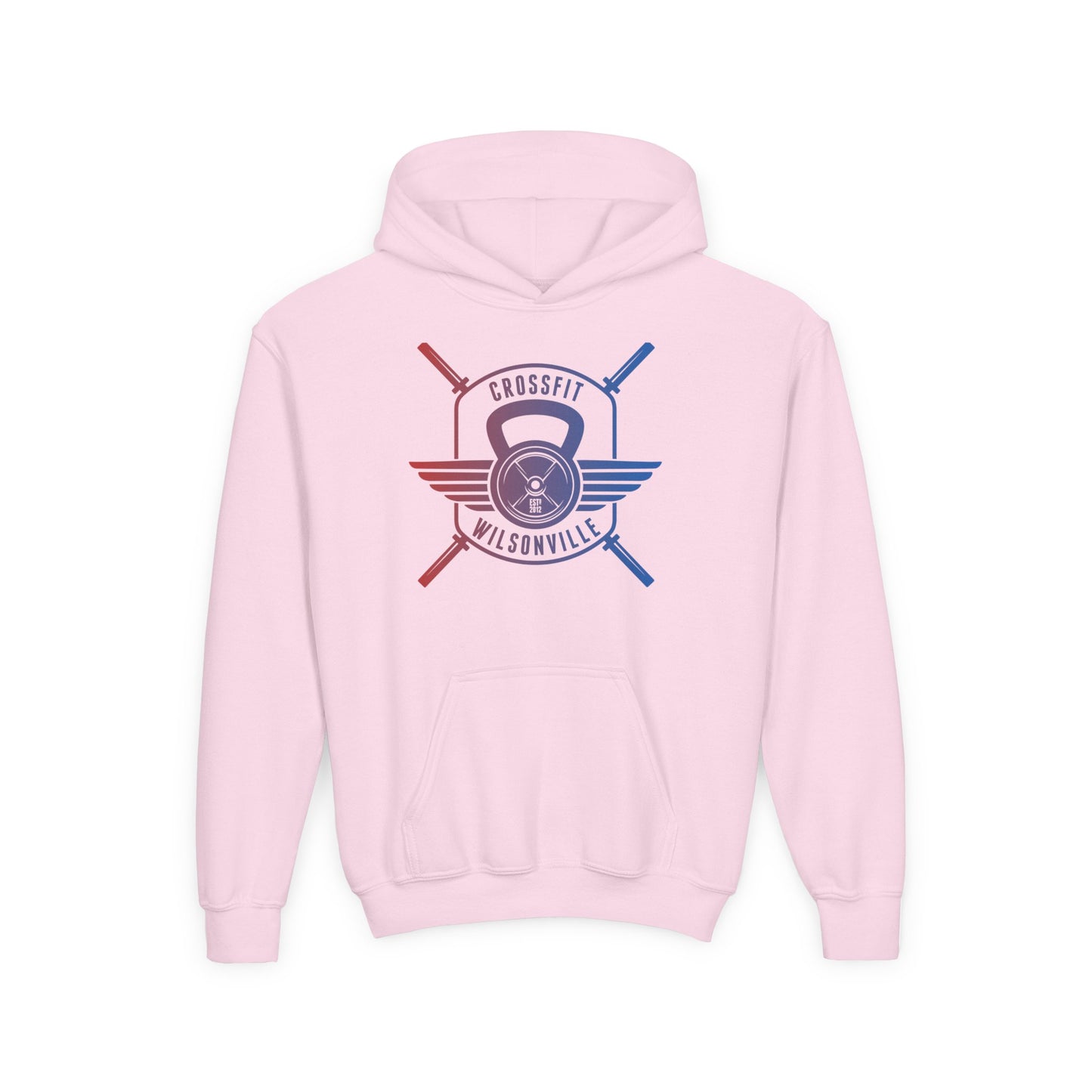 Youth Hoodie — Red blue CFW