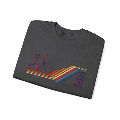 Retro Running Crewneck Sweatshirt