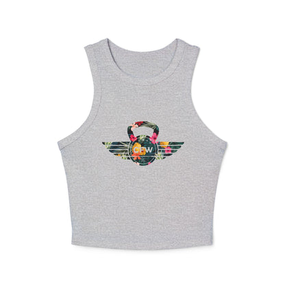 CFW Hawaiian Women's Micro Rib Racer Tank Top