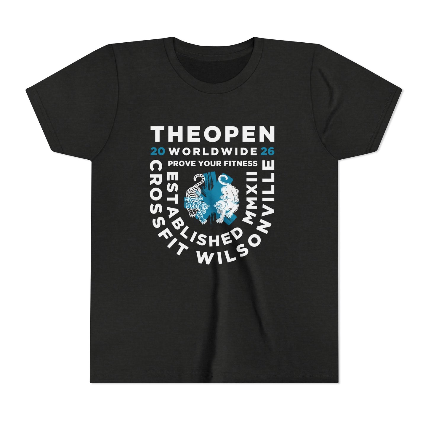 Youth Tee  Open Blue team