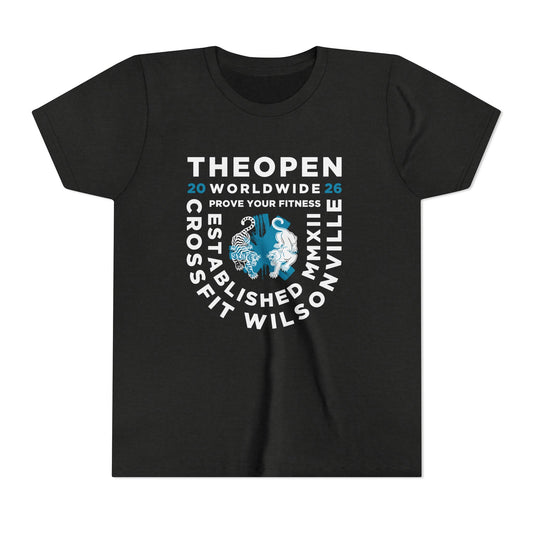 Youth Tee  Open Blue team