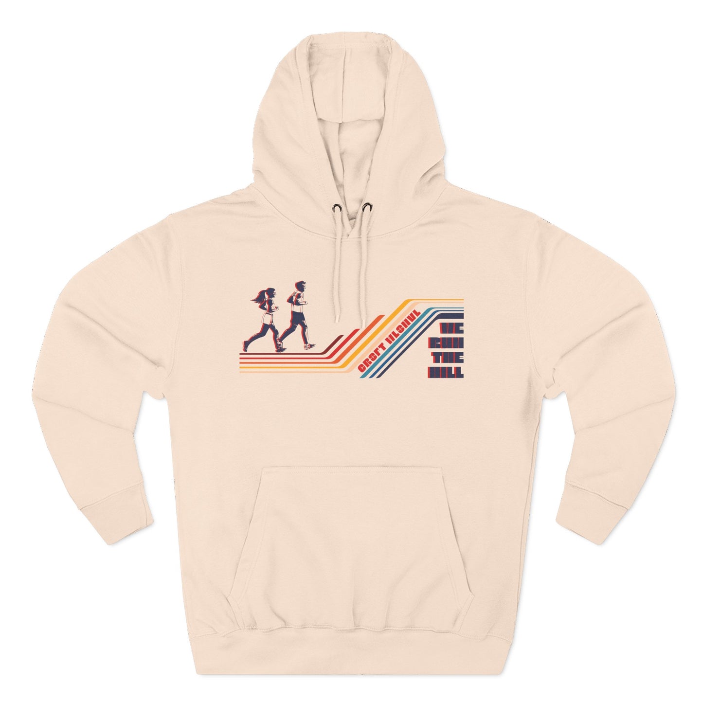 Retro Running Fleece Hoodie
