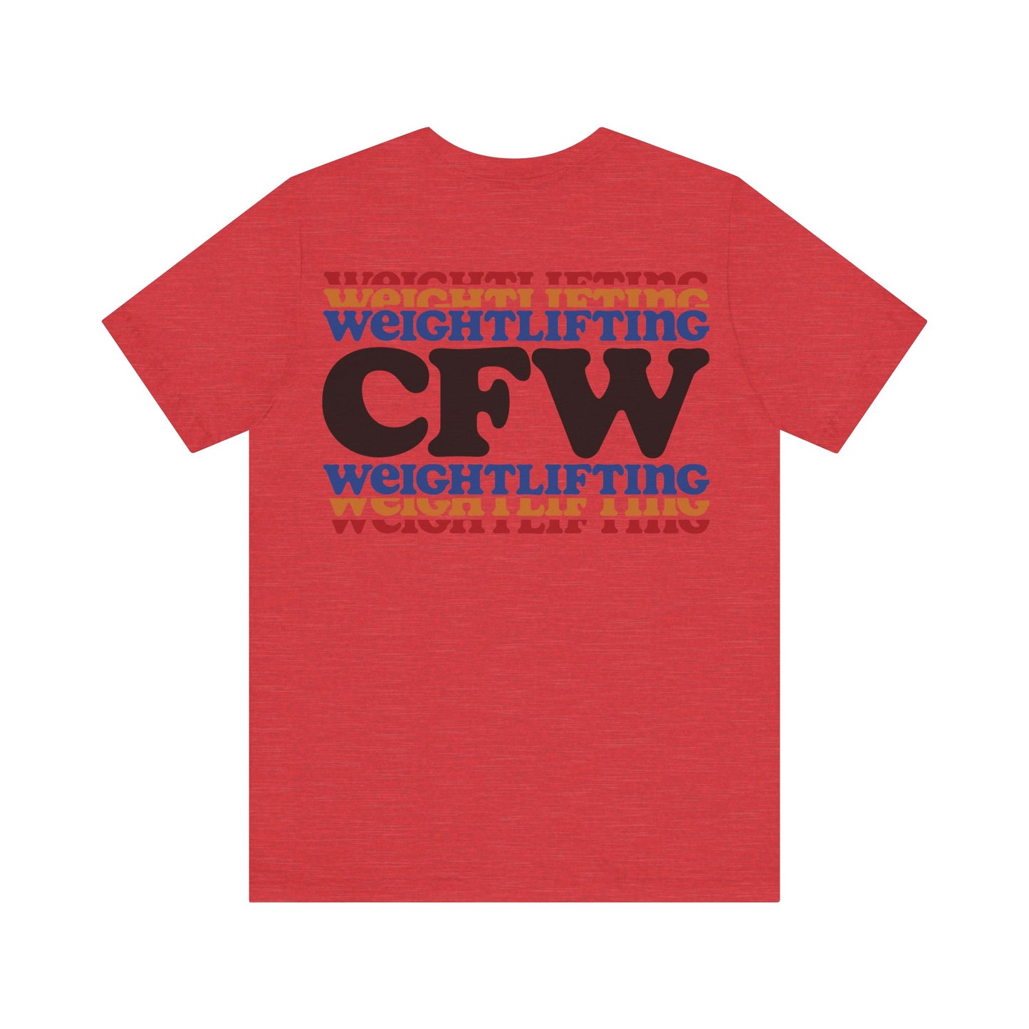 CFW Weightlifting Unisex Jersey Short Sleeve Tee