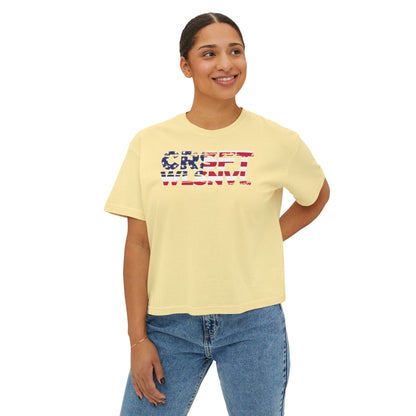 CFW Flag logo Women's Boxy Tee