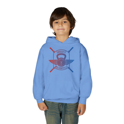 Youth Hoodie — Red blue CFW