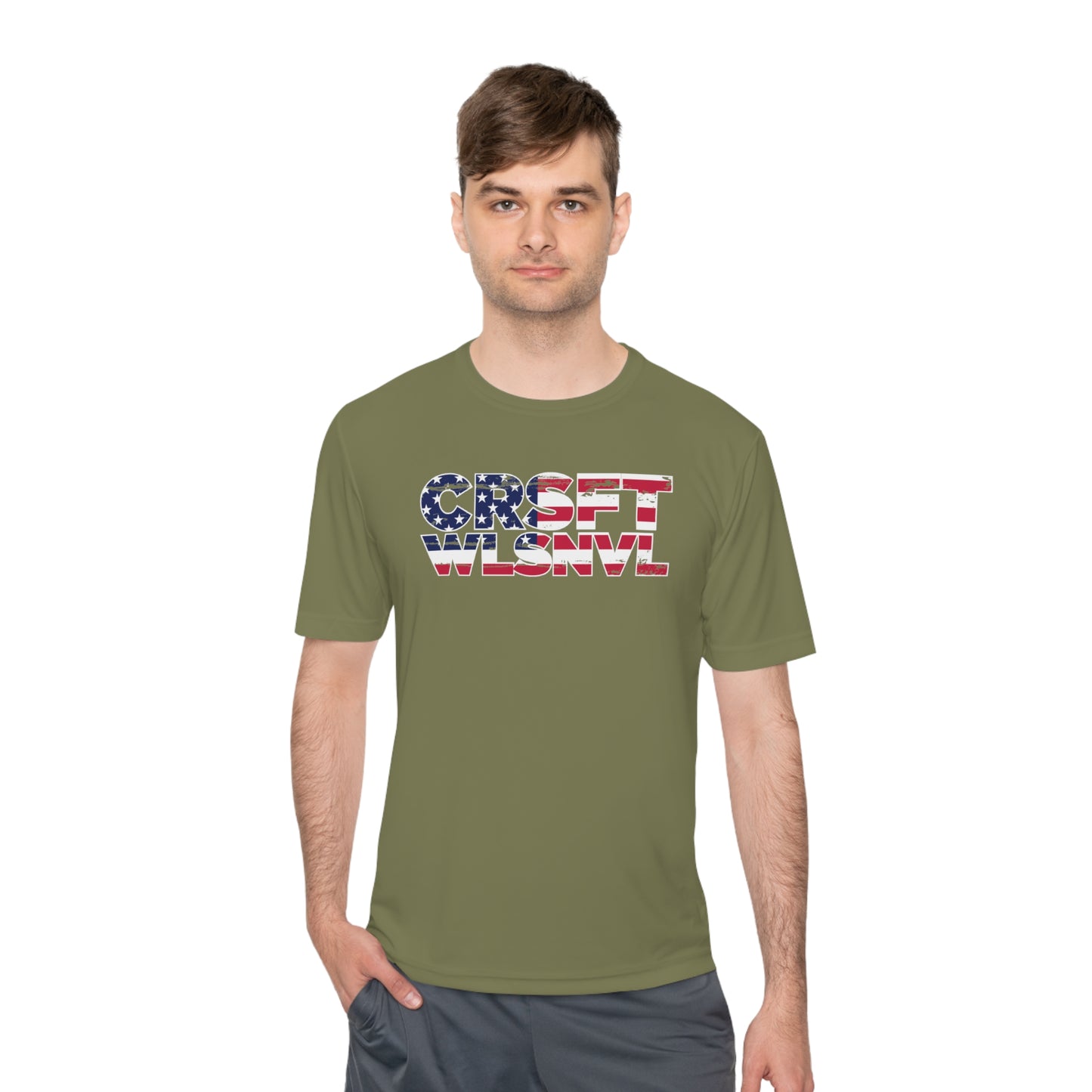 CFW Flag Logo Unisex Moisture Wicking Tee