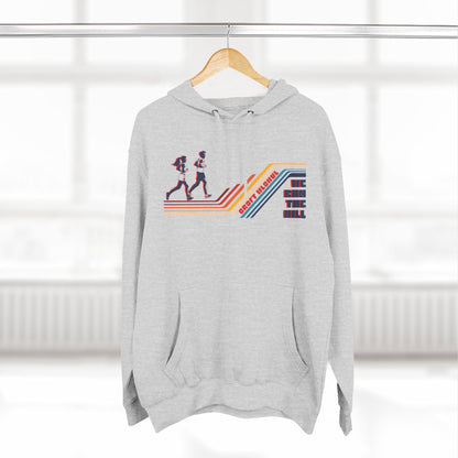 Retro Running Fleece Hoodie